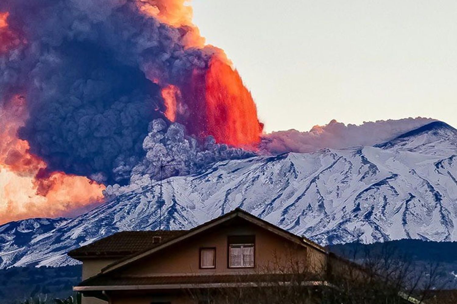 L'eruzione dell'Etna