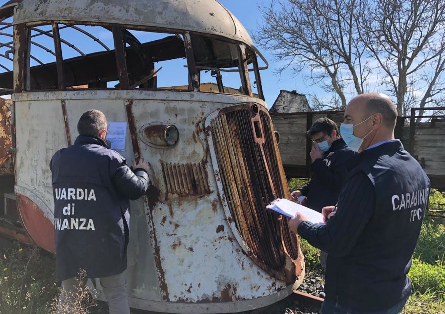 treni Littorine&nbsp; sequestrate Sardegna