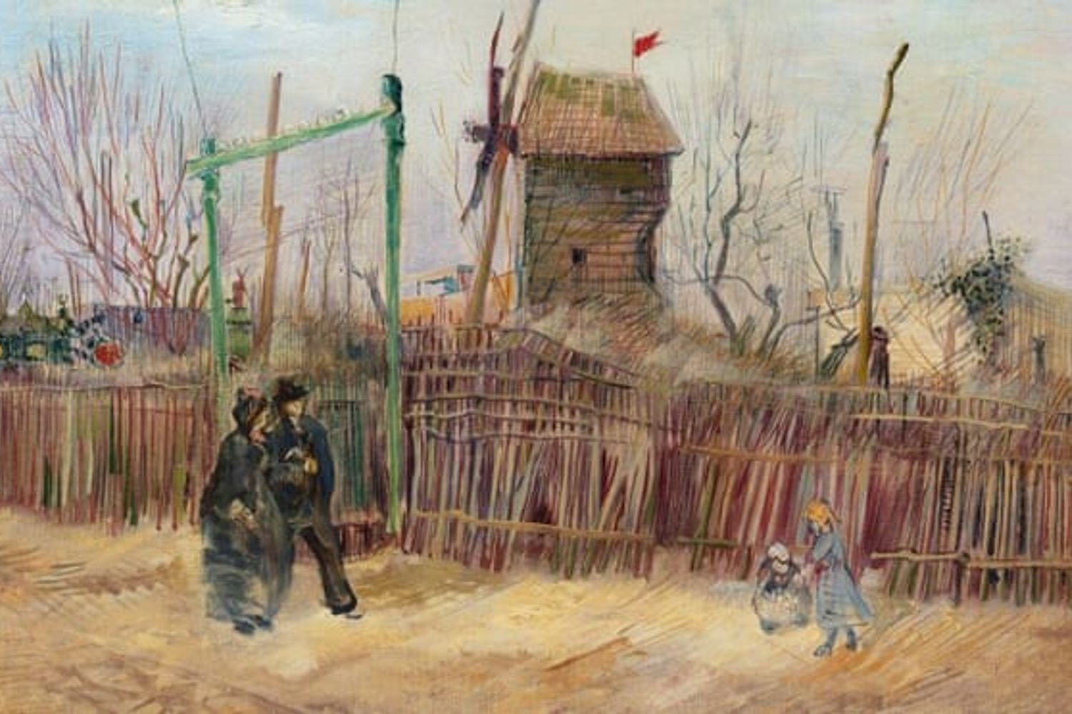 &nbsp;Sc&egrave;ne de rue &agrave; Montmartre