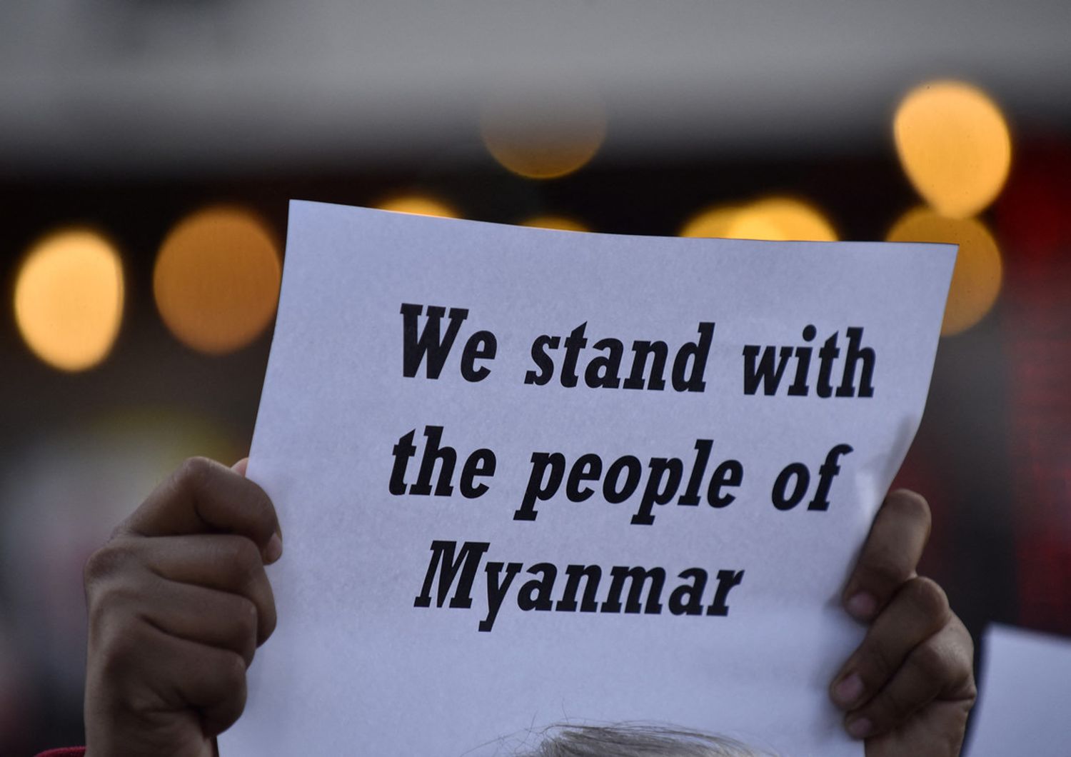 Proteste in favore del Myanmar dopo il colpo di Stato di febbraio 2021