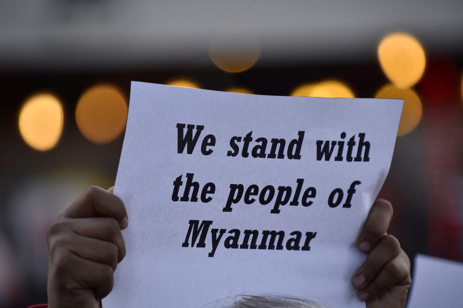 Proteste in favore del Myanmar dopo il colpo di Stato di febbraio 2021