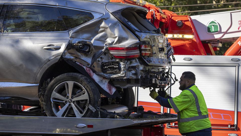 L'incidente stradale in cui &egrave; stato coinvolto Tiger Woods