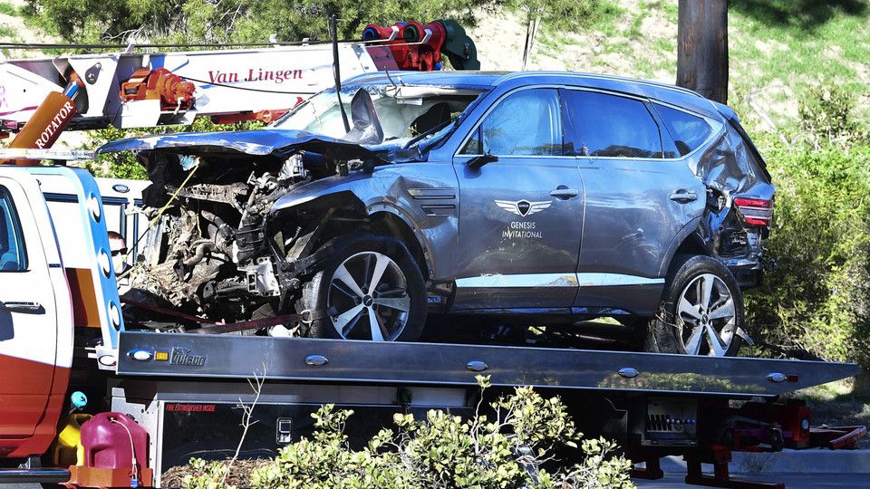 L'incidente stradale in ui &egrave; stato coinvolto Tiger Woods