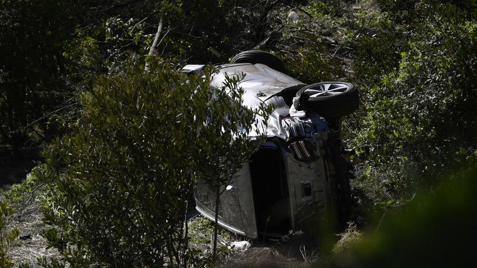 L'incidente stradale in cui &egrave; stato coinvolto Tiger Woods