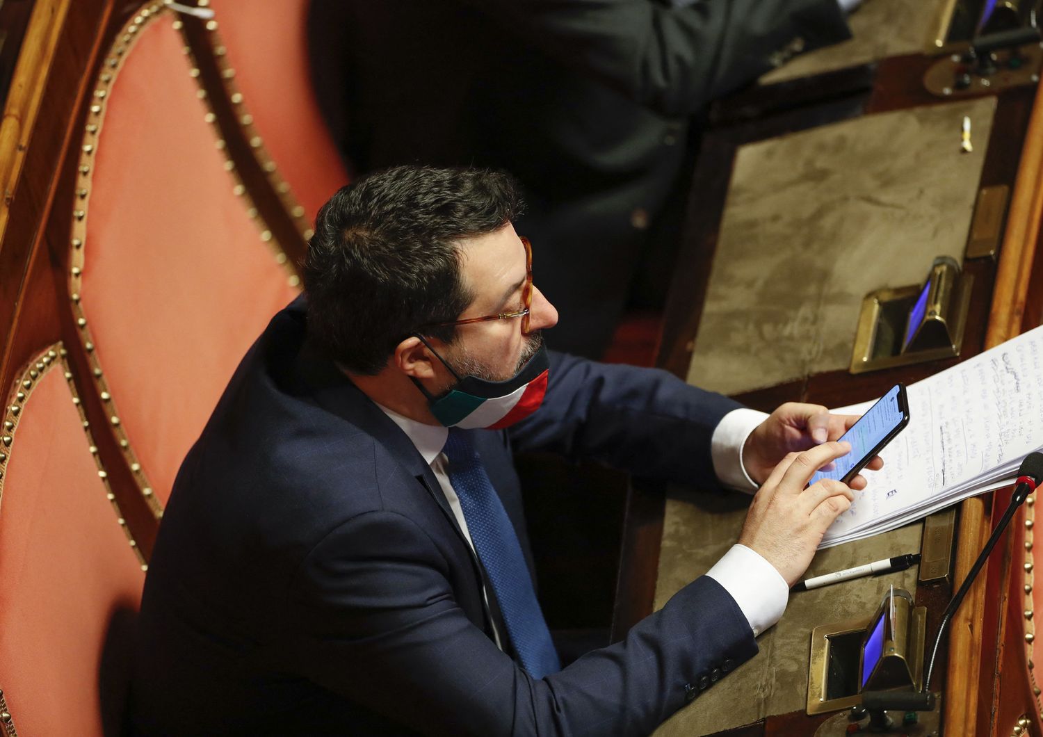 Il leader della Lega, Matteo Salvini