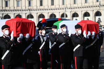 I funerali di Stato dell'ambasciatore Luca Attanasio e del carabiniere Vittorio Iacovacci