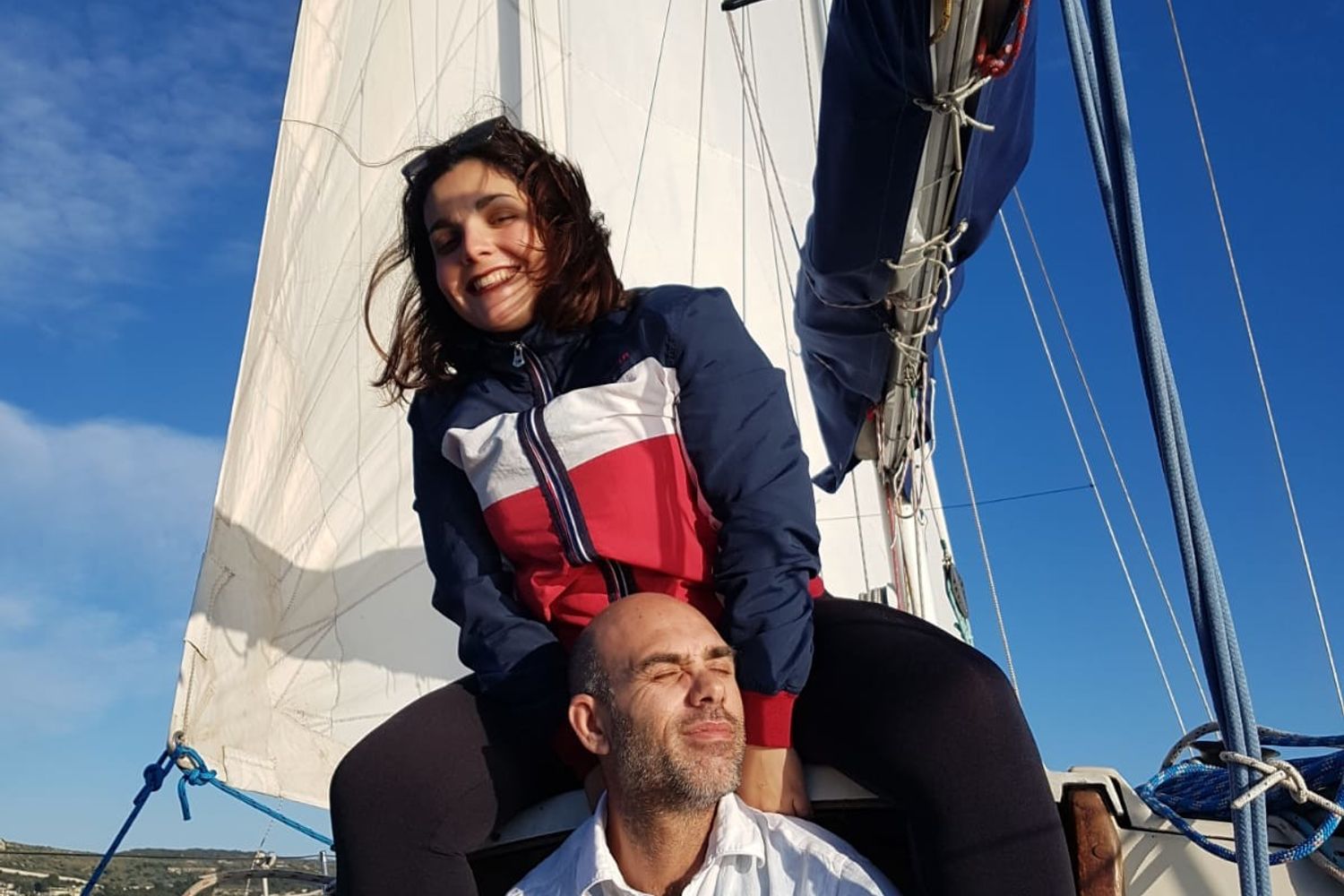 Federica Lecca col marito Stefano Floris