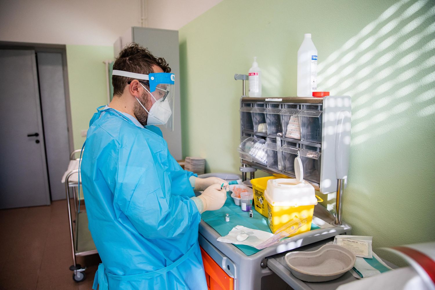 Vacini all'opsedale Niguarda di Milano