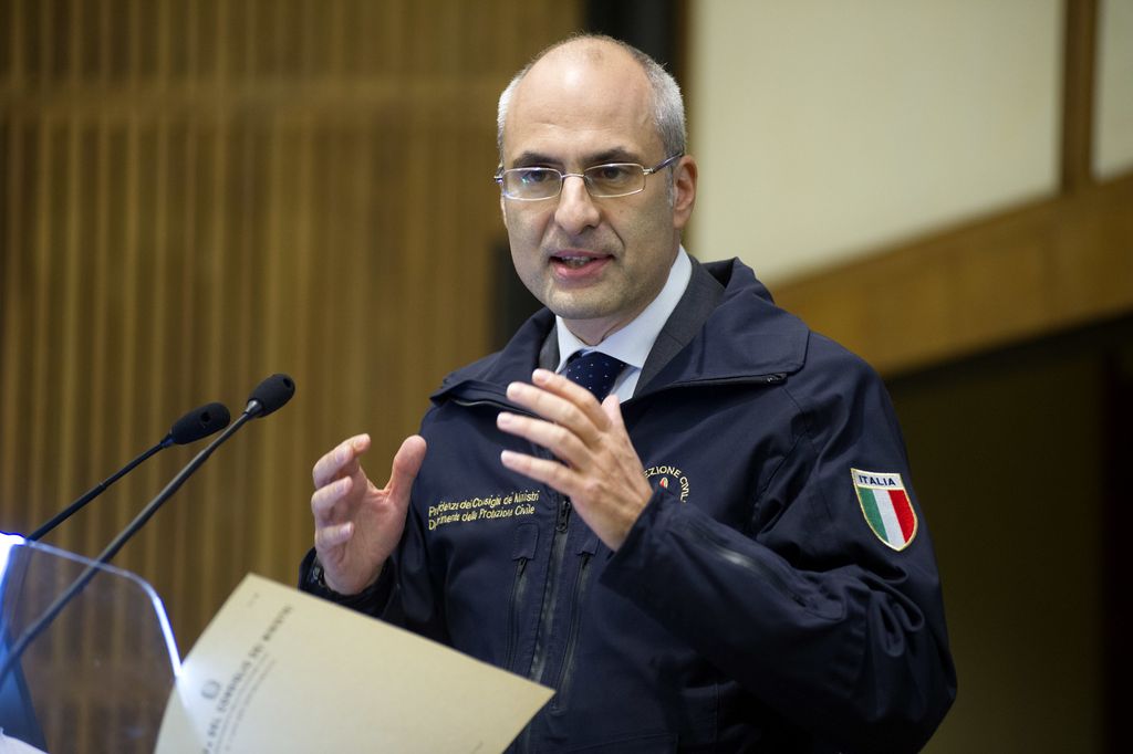 Il capo della Protezione civile, Fabrizio Curcio