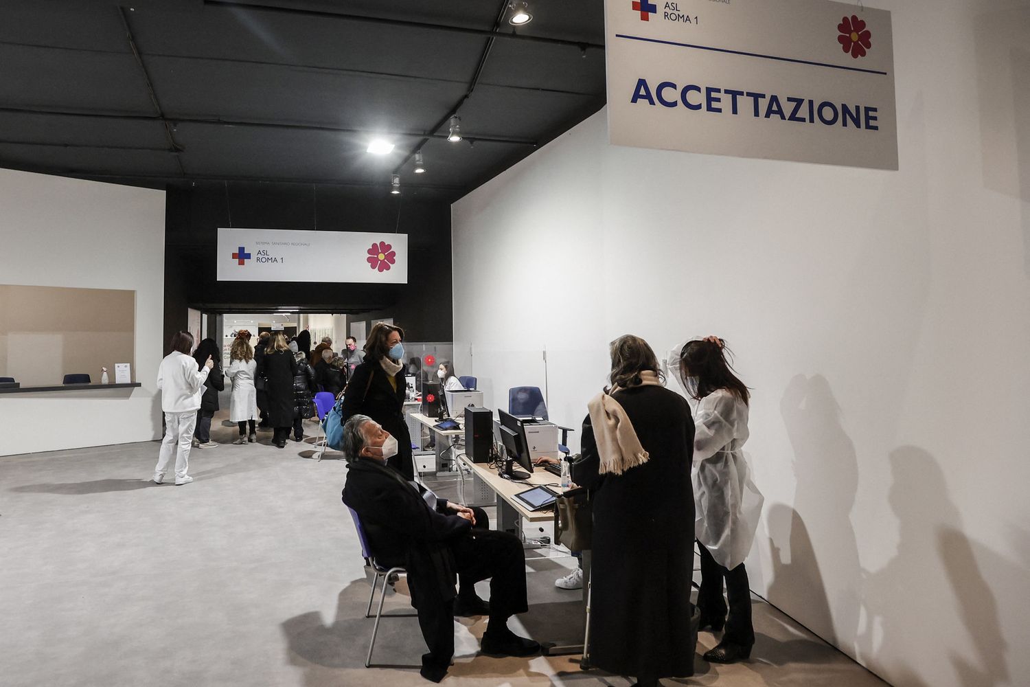 centro vaccinazioni di Roma&nbsp;