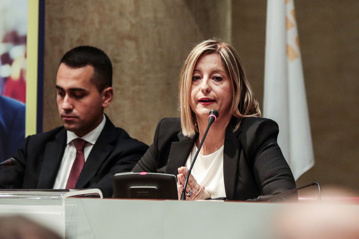 Luigi Di Maio e Roberta Lombardi