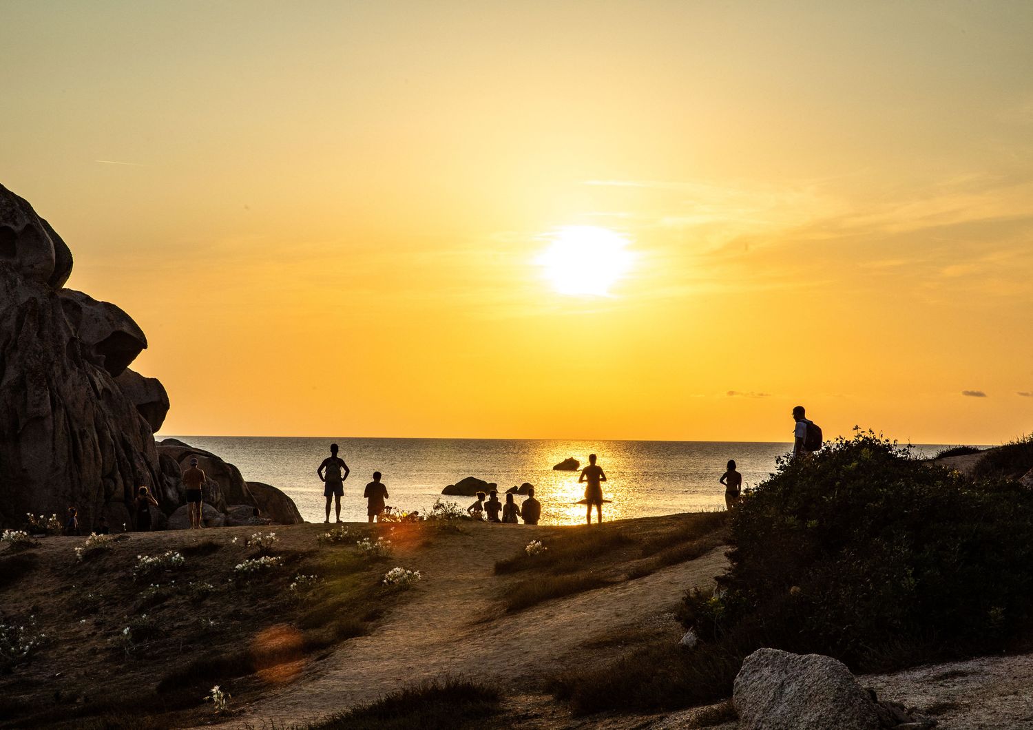 Il promontorio di Capo Testa, in Sardegna