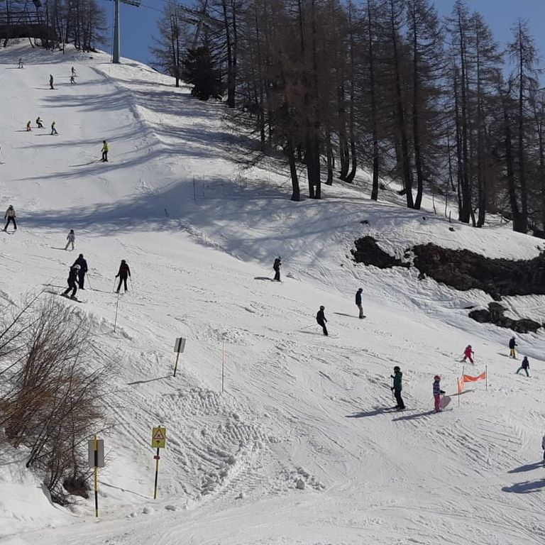 Una pista da sci in Svizzera&nbsp;
