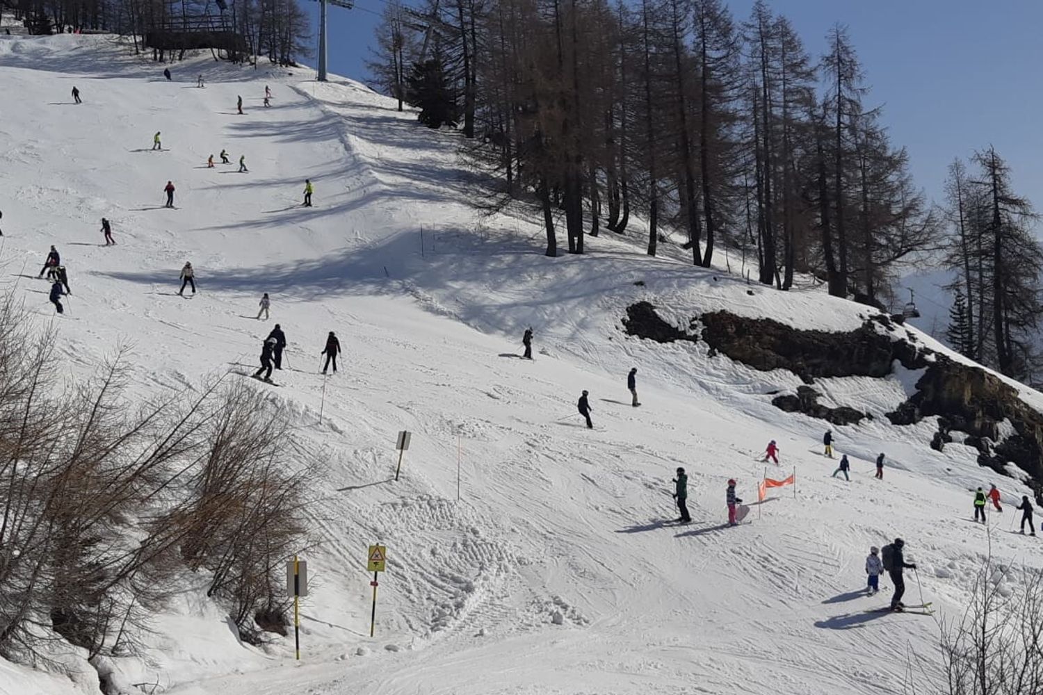 Una pista da sci in Svizzera&nbsp;