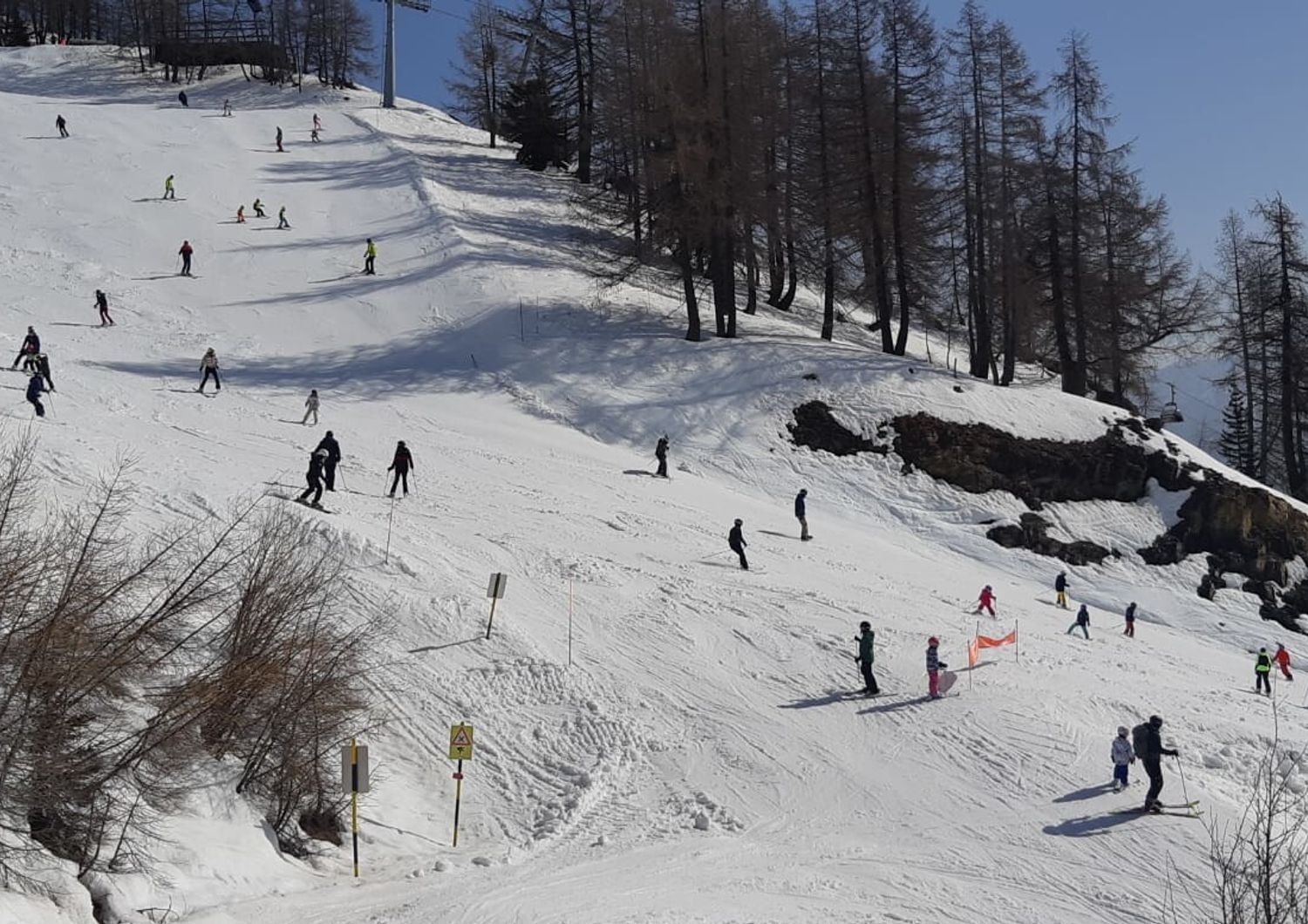 Una pista da sci in Svizzera&nbsp;