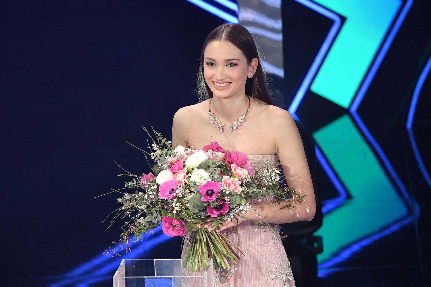 L'infermiera Alessia Bonari al Festival di Sanremo