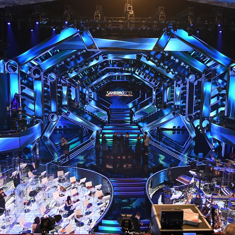 La scenografia del Festival di Sanremo