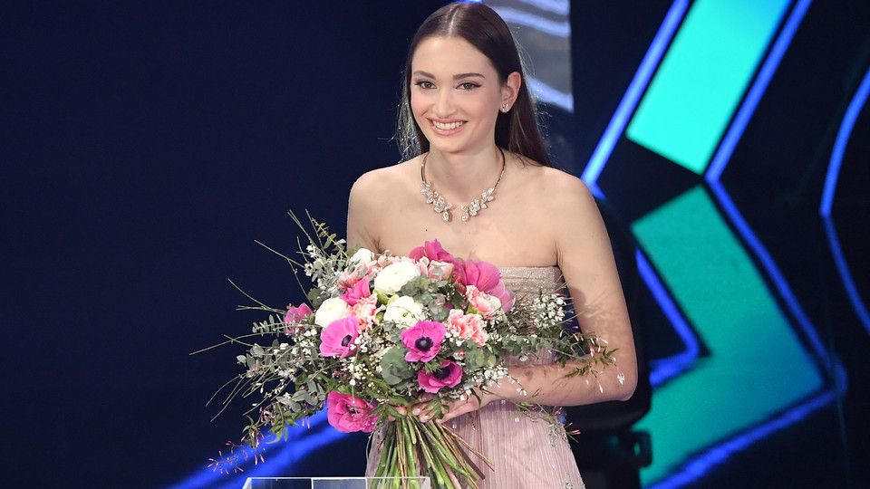 L'infermiera Alessia Bonari al Festival di Sanremo