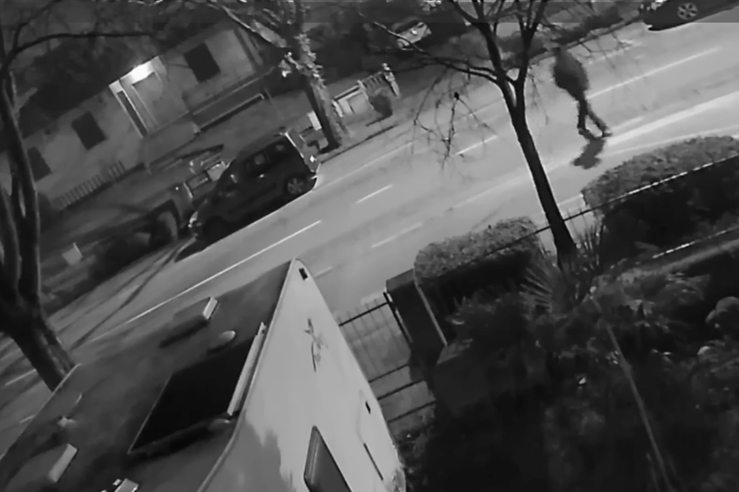 Un frame del video che incastrerebbe il marito di Ilaria Fabbri