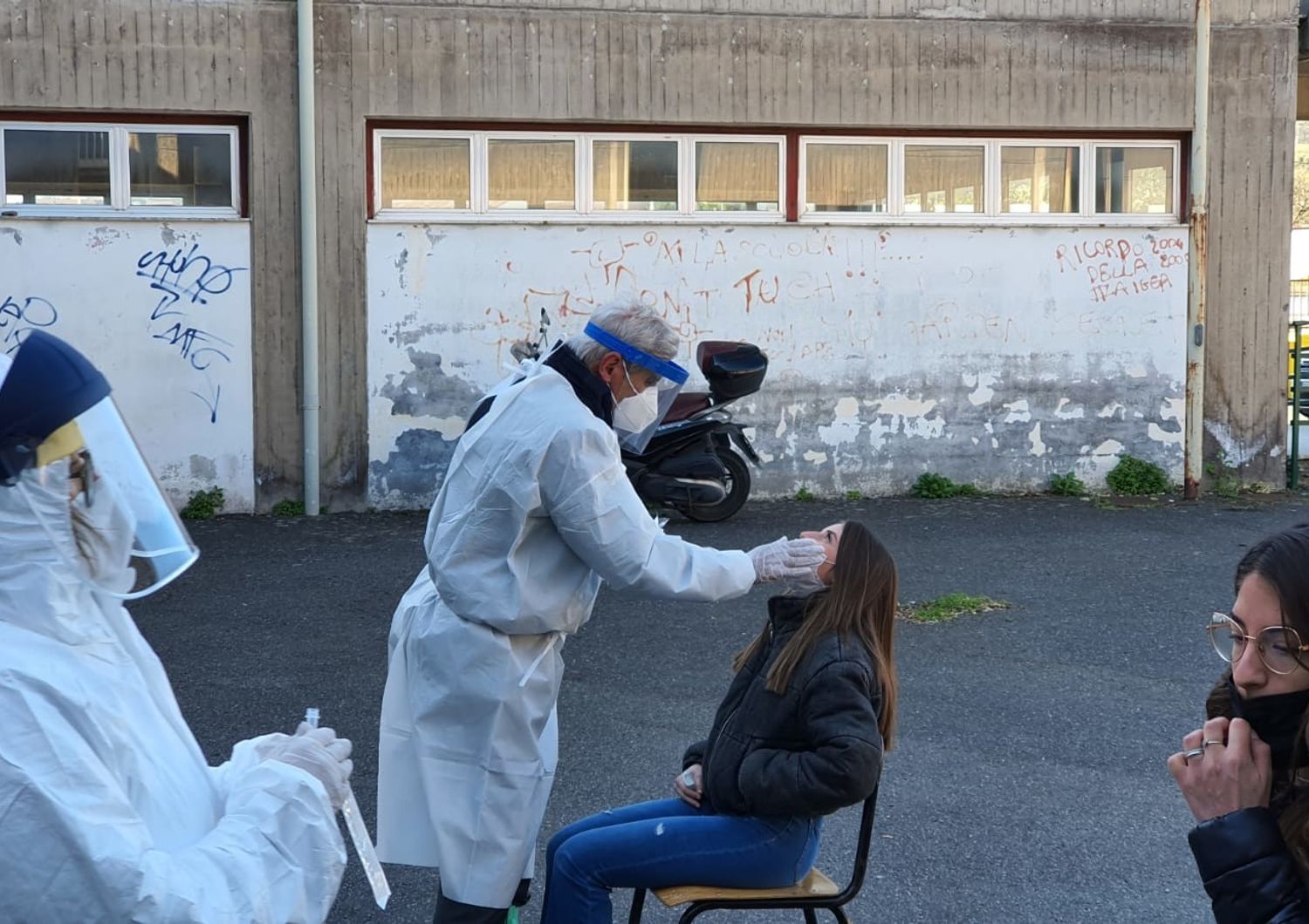 &nbsp;I tamponi effettuati agli studenti della scuola superiore di Militello&nbsp;