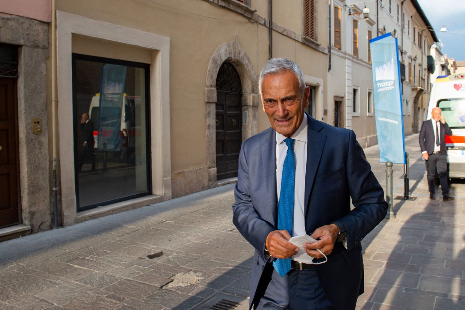 il presidente della Figc Gabriele Gravina