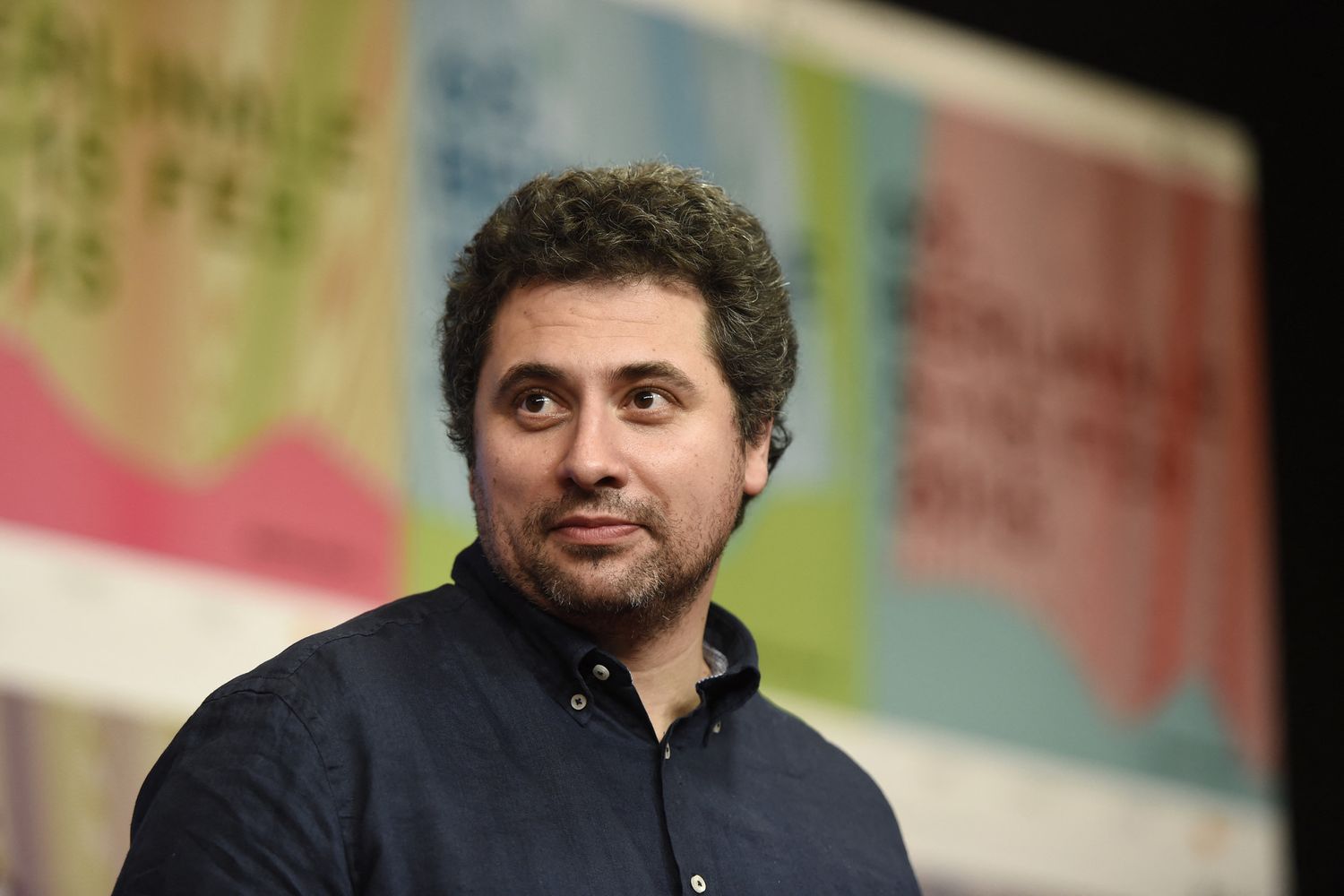 Il regista romeno Radu Jude ritratto in una precedente edizione della Berlinale&nbsp;