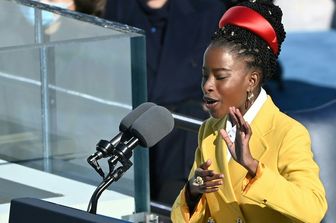 &nbsp;La poetessa afroamericana Amanda Gorman