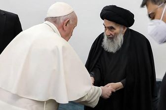 Papa Francesco a Najaf in Iraq con l'ayatollah al Sistani