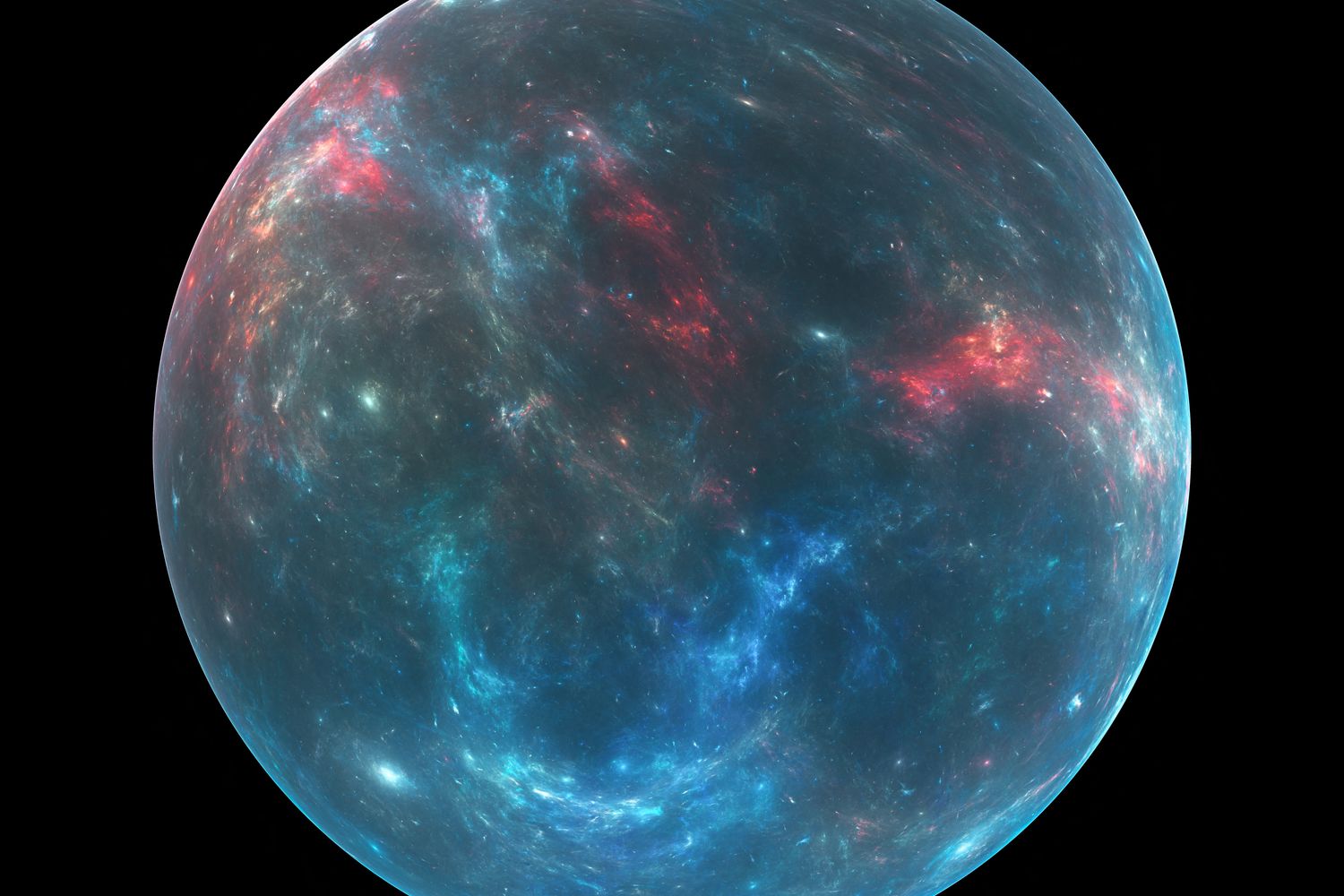 Spazio: l'immagine di un esopianeta in un'elaborazione computerizzata