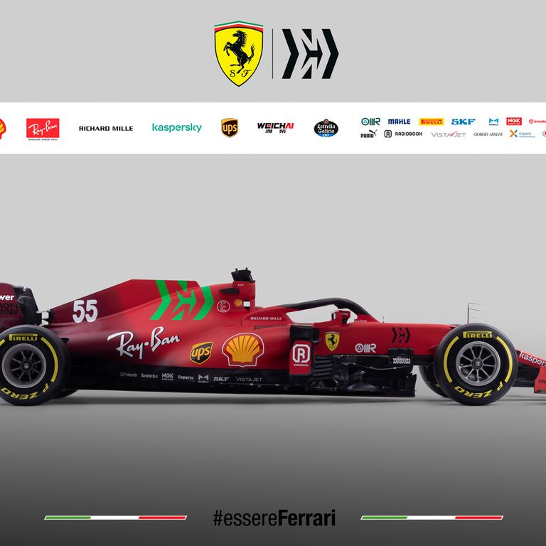 La monoposto Ferrari SF21