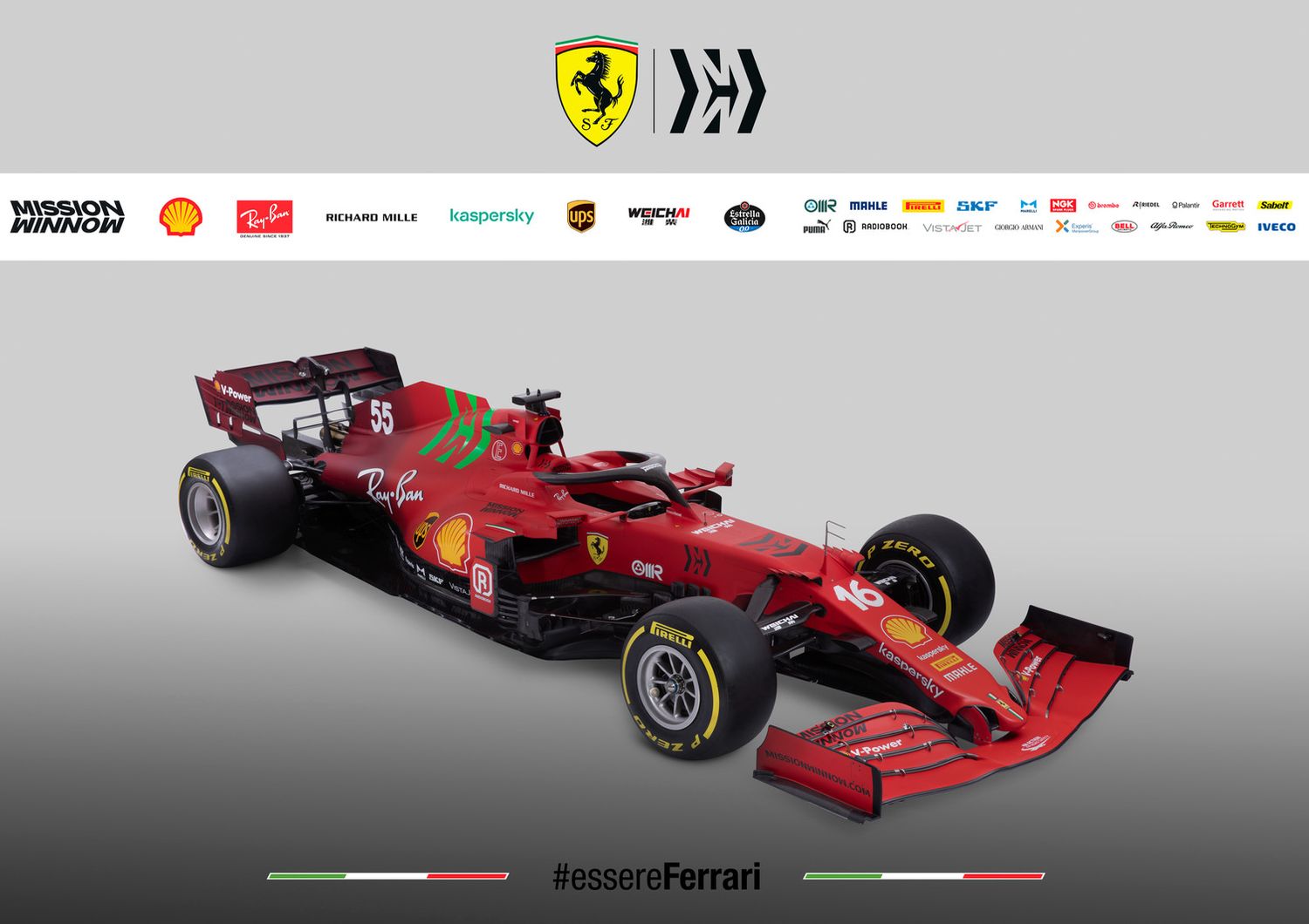 La monoposto Ferrari SF21