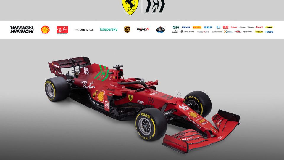 La monoposto Ferrari SF21