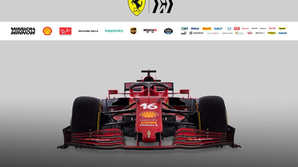 La monoposto Ferrari SF21