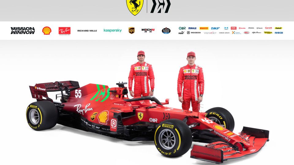 La monoposto Ferrari SF21&nbsp;