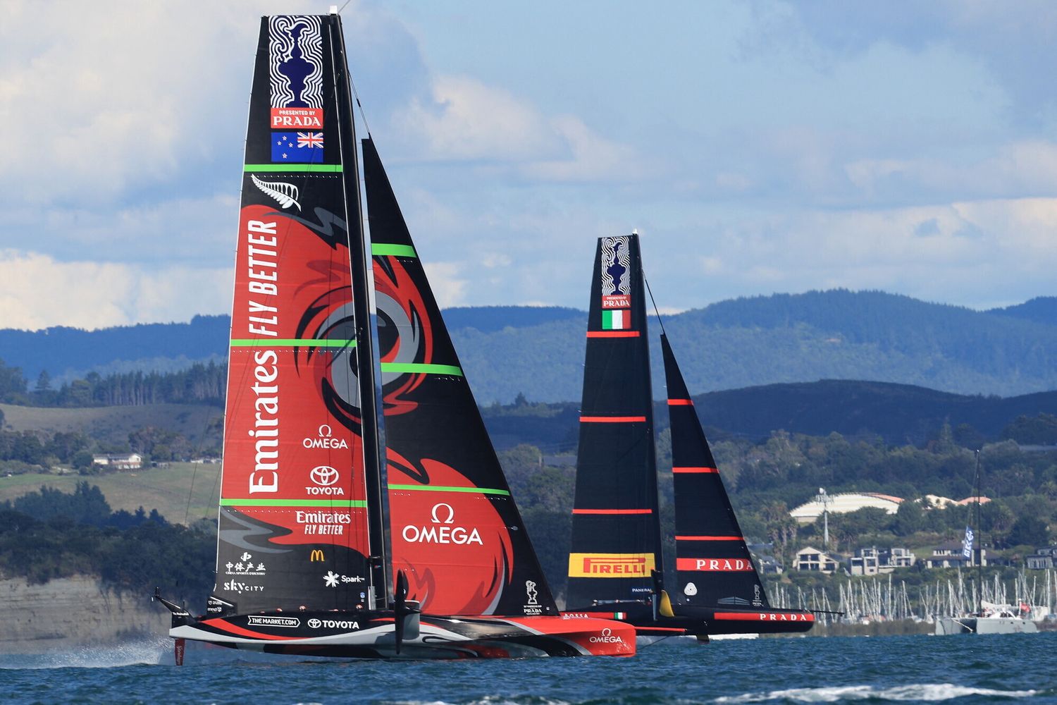 Luna Rossa e New Zealanda in gara-3 dell'America's Cup 2021