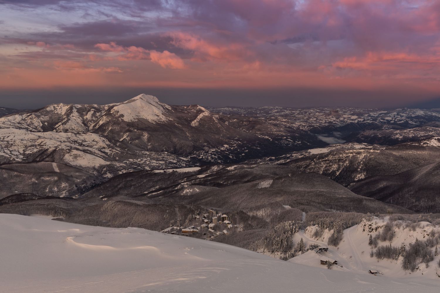 Un'immagine dell'Appenino tosco-emiliano