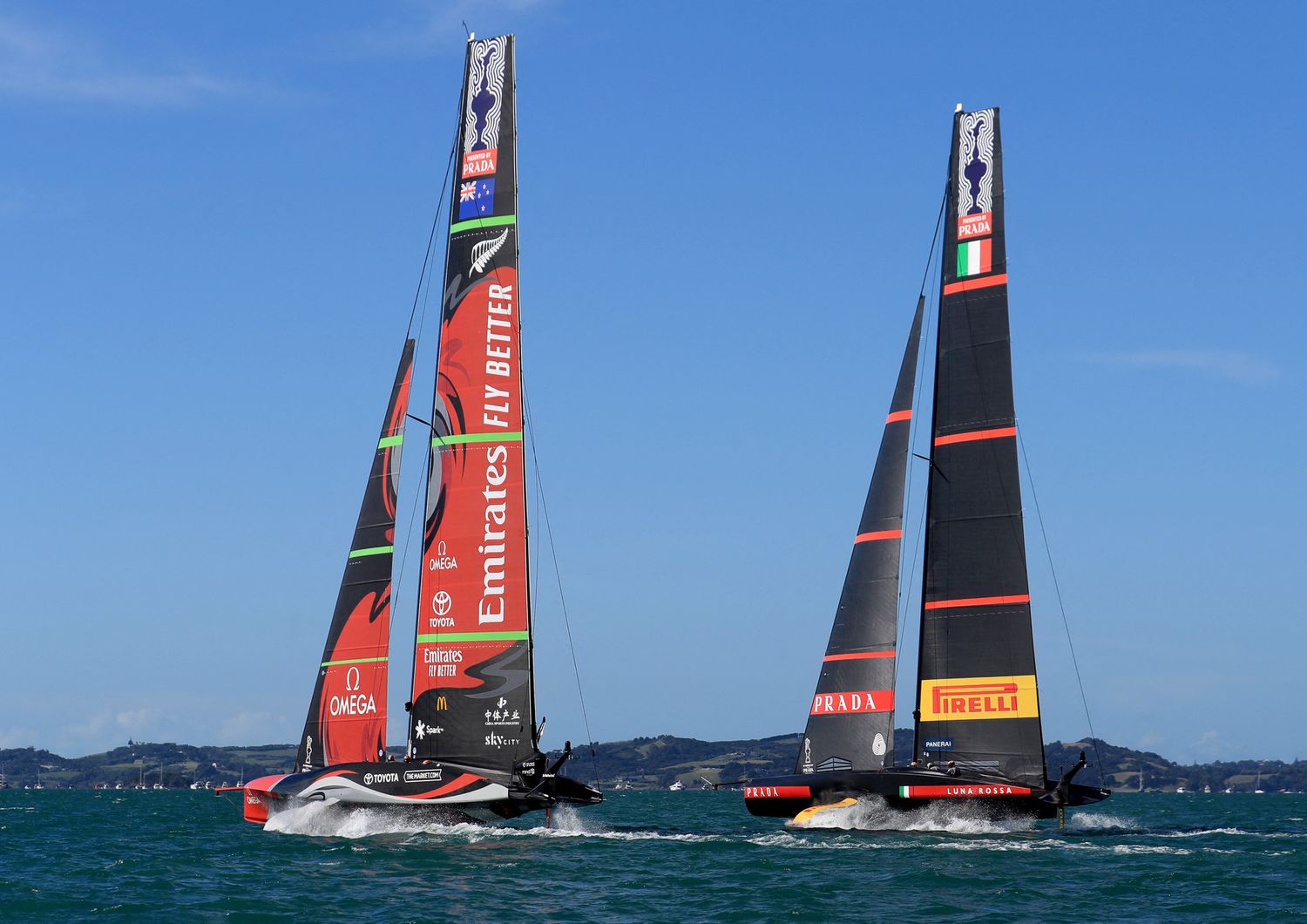 luna rossa sconfitta nettamente&nbsp;americas cup