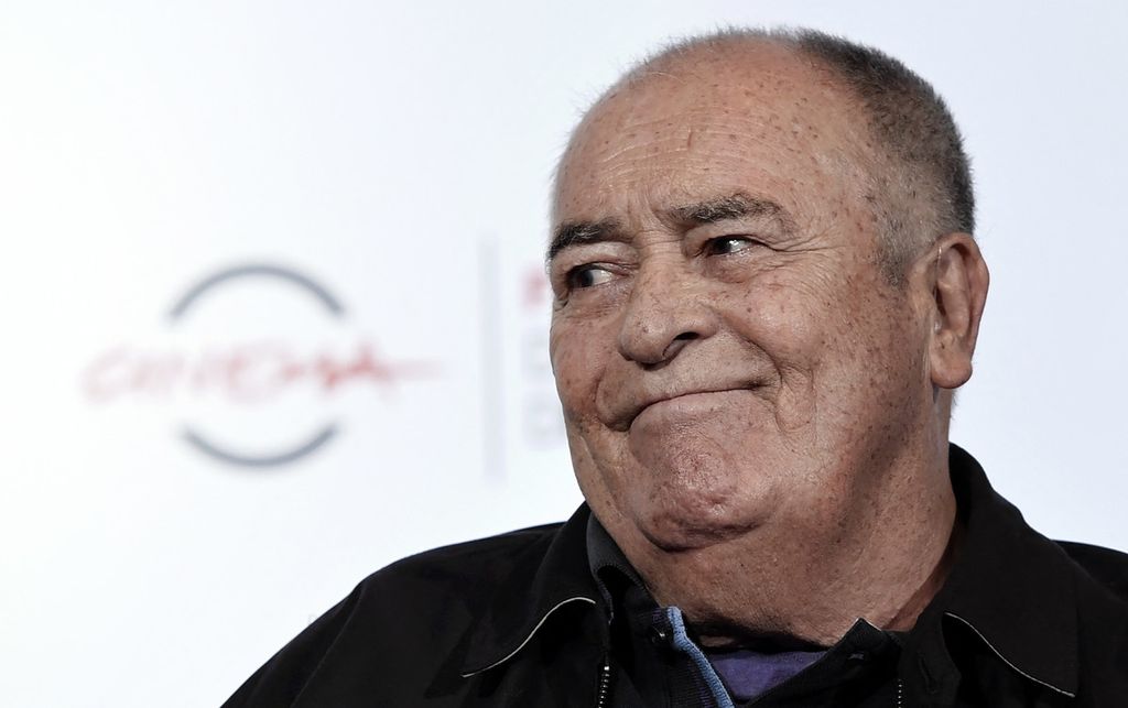 Bernardo Bertolucci alla Festa del Cinema di Roma nel 2016