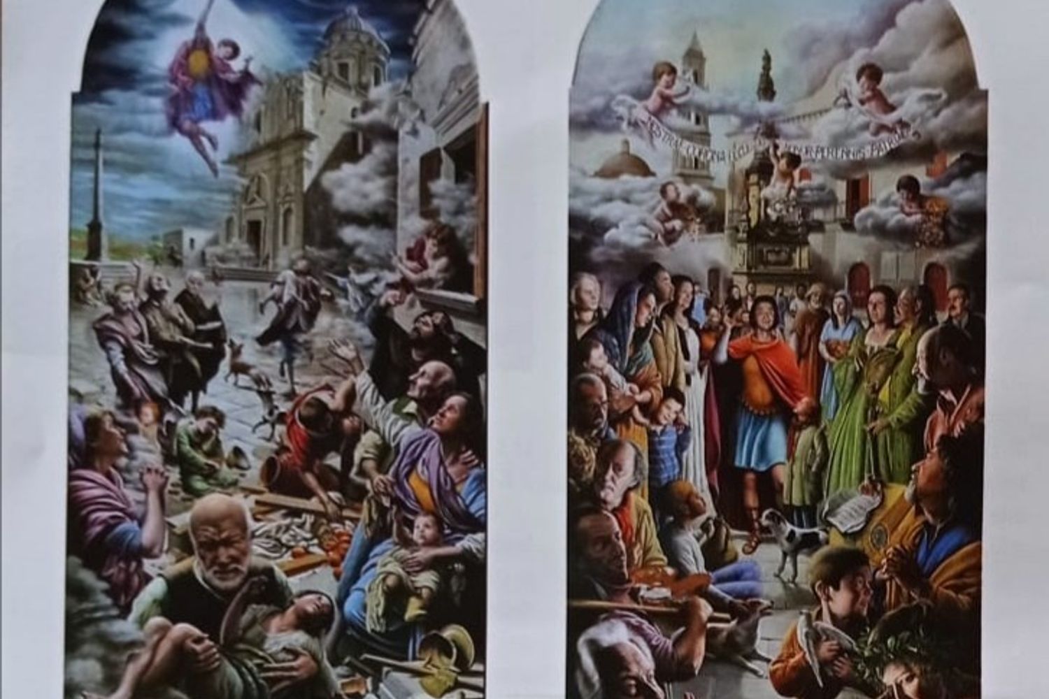 &nbsp;Una delle opere contestate