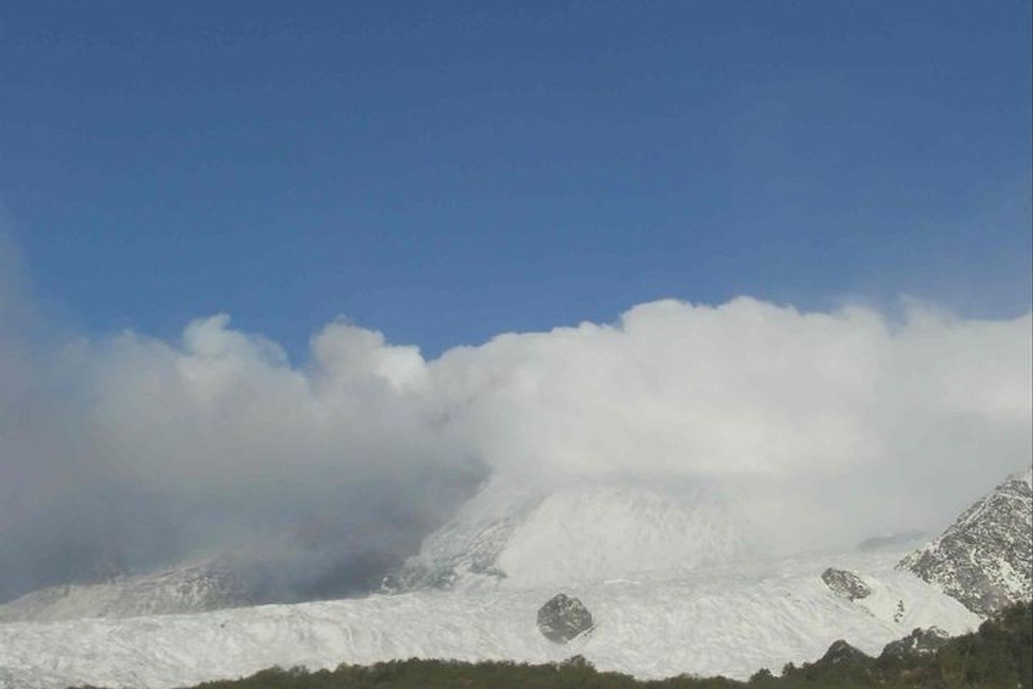 Immagine della telecamera a Monte Cagliato, versante orientale etneo