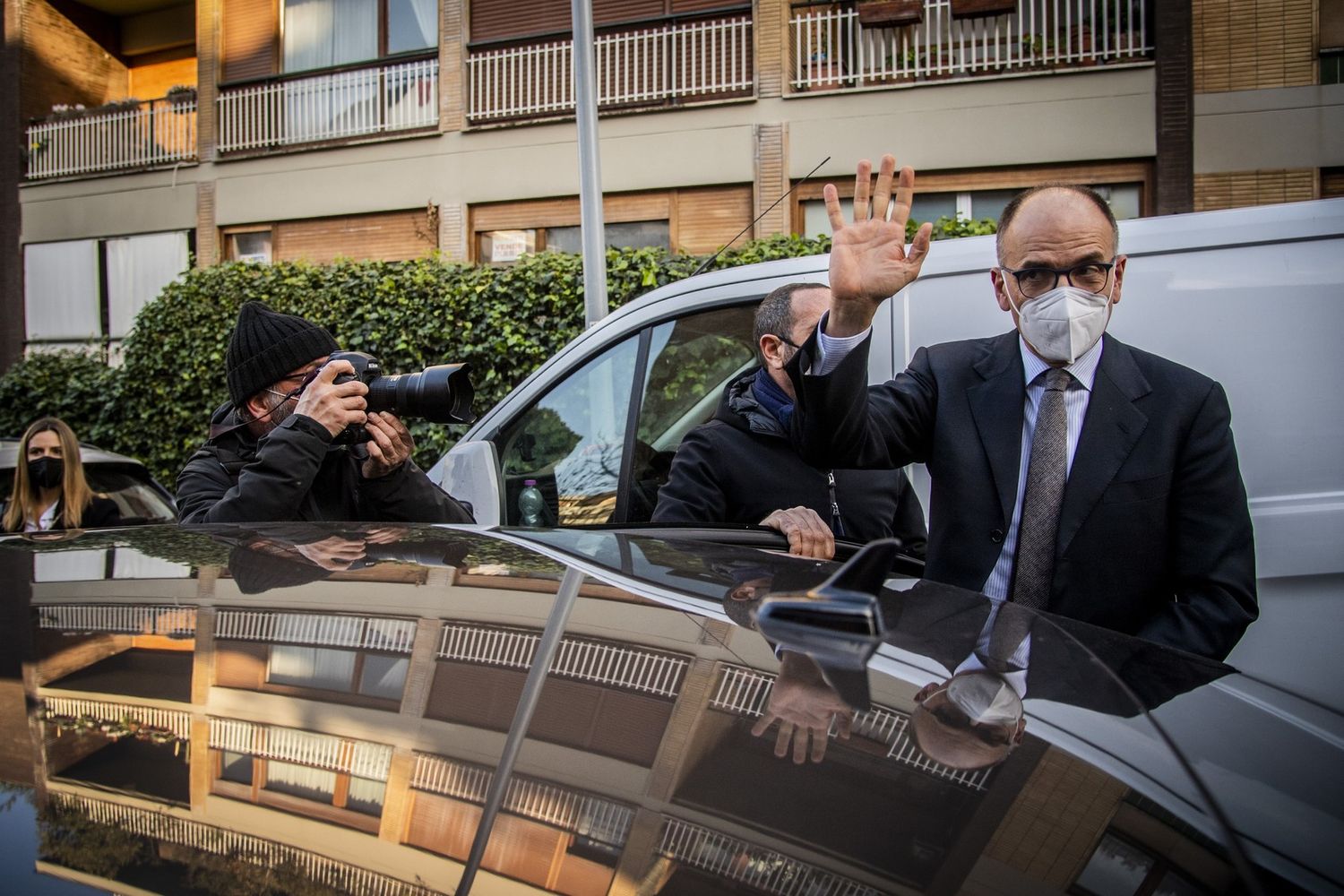 Il segretario del Pd Enrico Letta