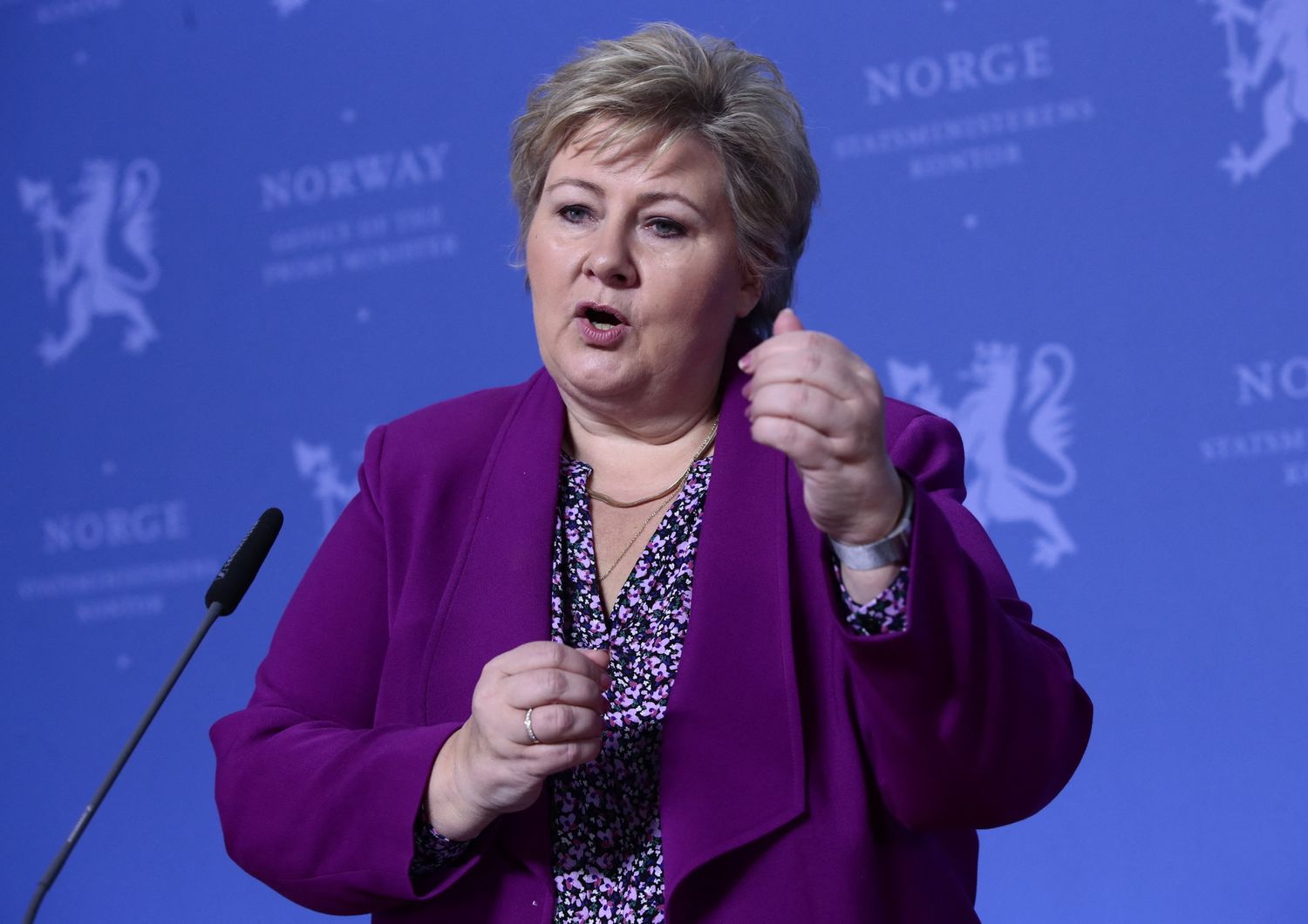 Erna Solberg, primo ministro della Norvegia