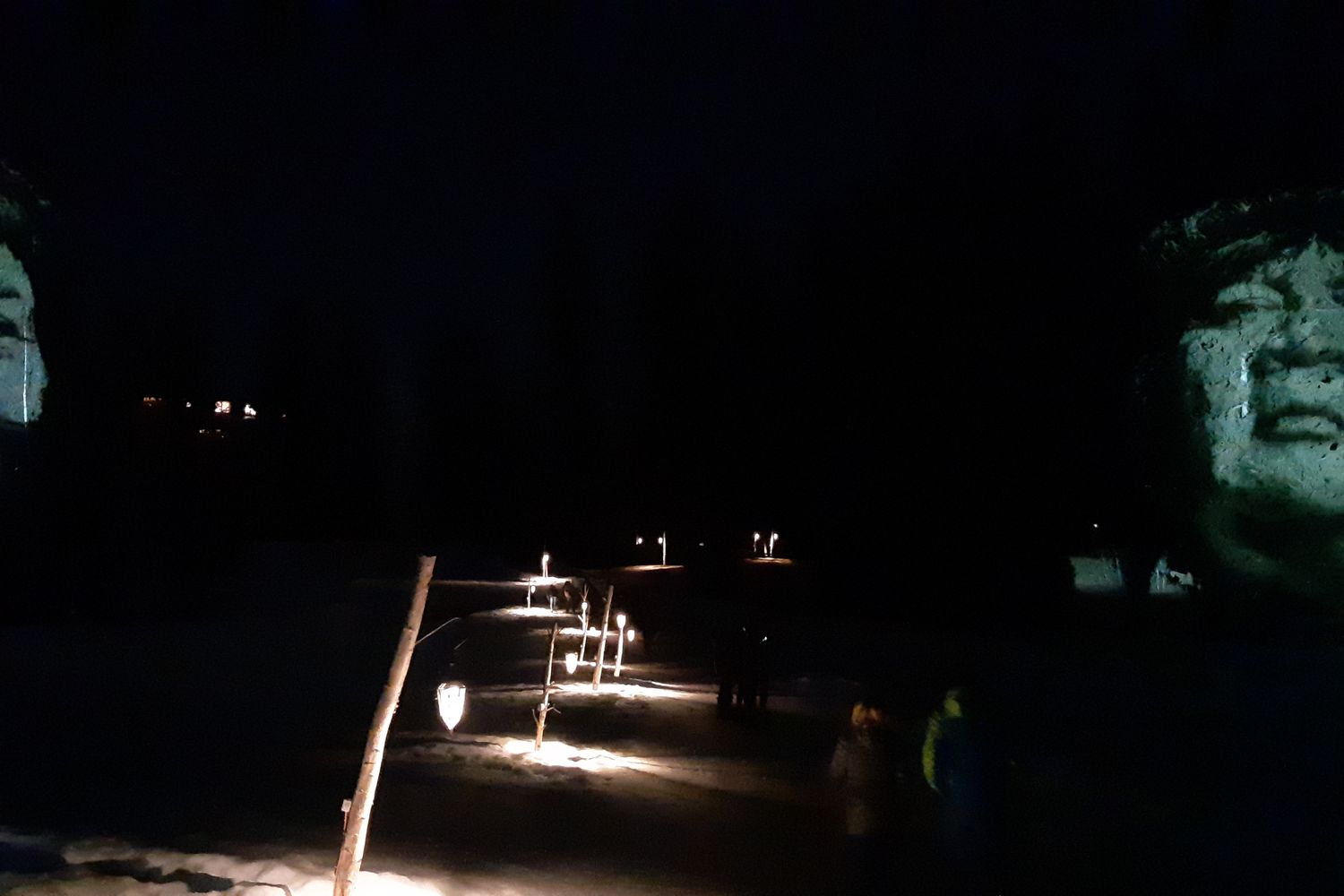 &nbsp;Cammino delle lanterne a Crans Montana