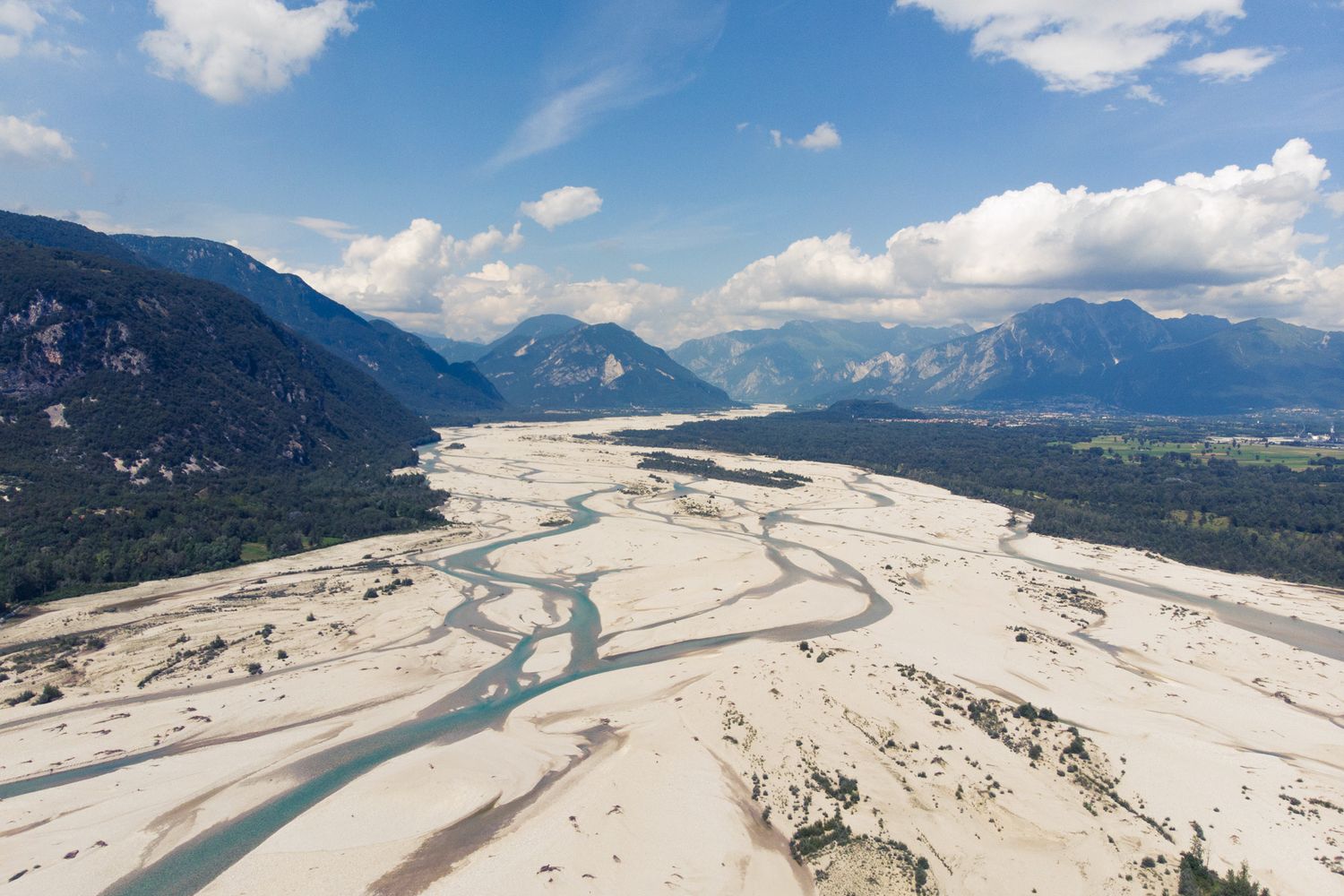Il fiume Tagliamento