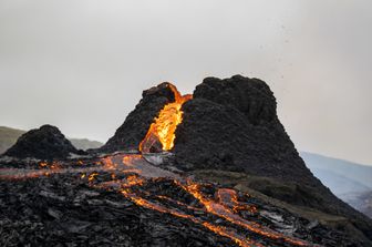 Il vulcano&nbsp;Fagradalsfjall in Islanda