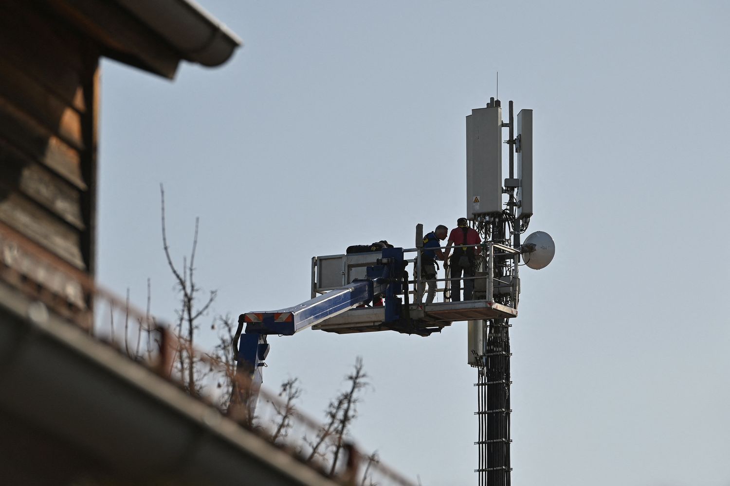Un'antenna per la telefonia cellulare
