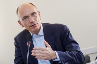 il segretario del Pd, Enrico Letta