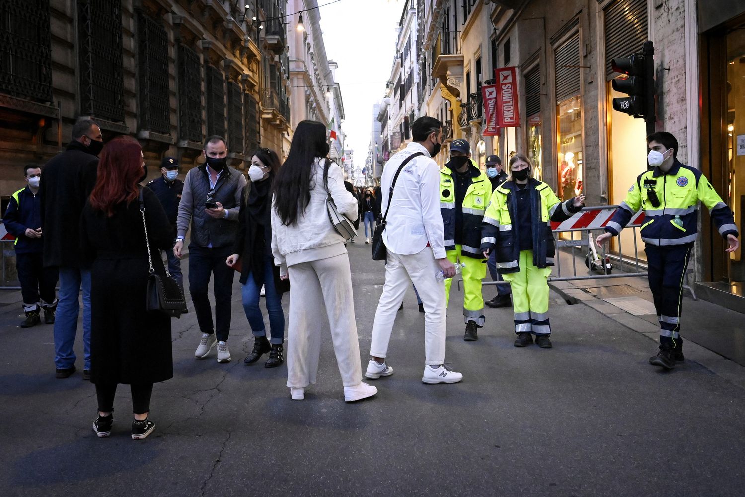 via del Corso a Roma &nbsp;