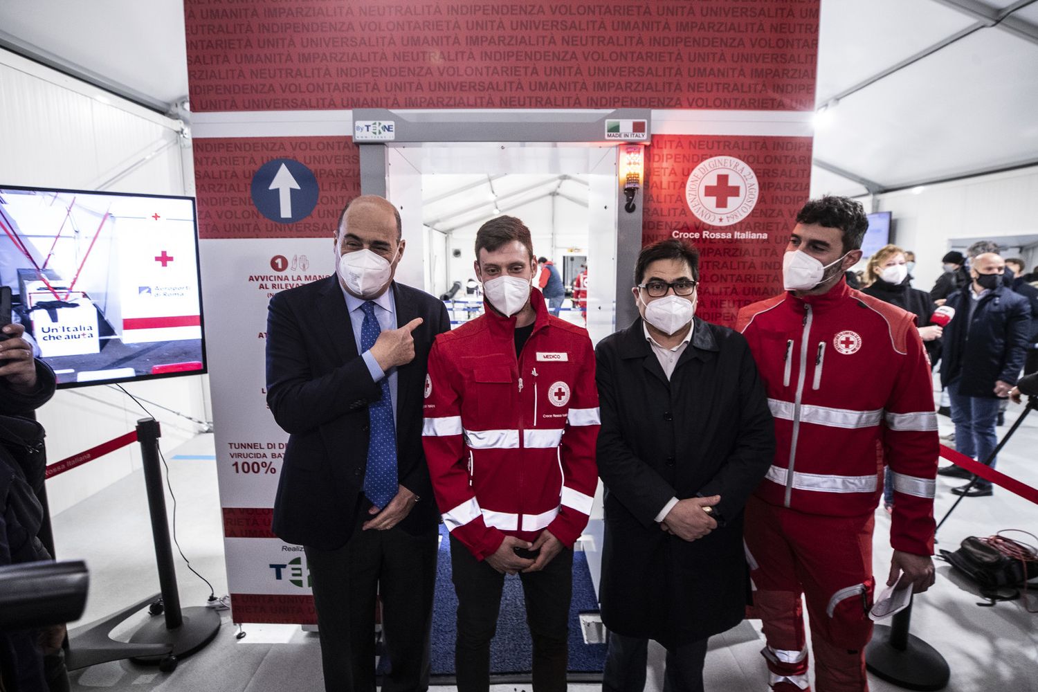 Hub vaccinale Fiumicino