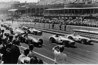 Pescara 1957 Formula 1&nbsp;&nbsp;Musso,&nbsp;Fangio&nbsp;e&nbsp;Moss&nbsp;